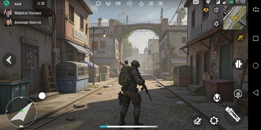 paus123 - Screenshot menunjukkan level menantang yang harus dilalui pemain.